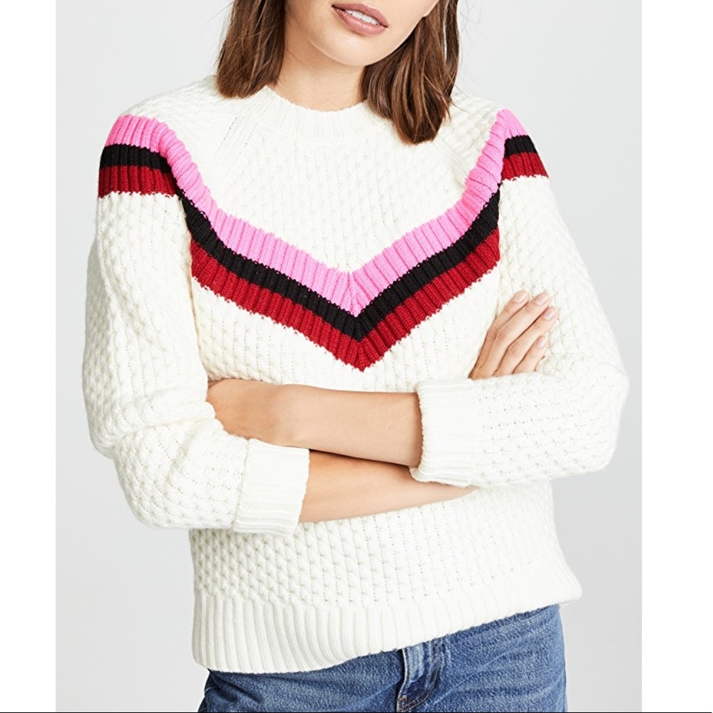 Milly Striped Varsity Sweater